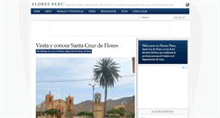 Desktop Screenshot of flores.malaperu.com