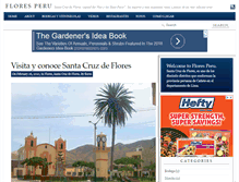 Tablet Screenshot of flores.malaperu.com