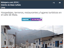 Tablet Screenshot of malaperu.com