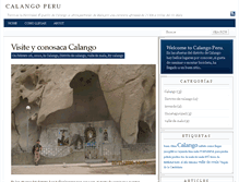 Tablet Screenshot of calango.malaperu.com